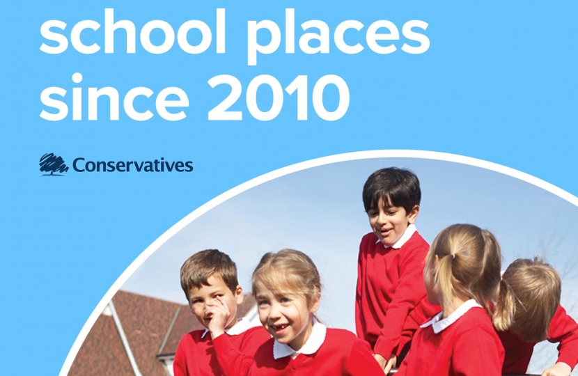 921,000 more school places since 2010